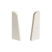 Embouts pour plinthes - Modèle: LYON Aspect chêne, Dimensions: 60 x 17 mm, Pièces: 2