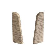Embouts pour plinthes - Modèle: MONACO Aspect chêne, Dimensions: 60 x 17 mm, Pièces: 2