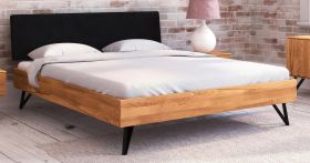 Lit simple ou d’appoint Masterton 01 | Hêtre cœur massif huilé | Surface de couchage 90 x 200 cm
