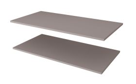 Tablette en bois pour armoire / Set de 2 pièces / Couleur : Cachemire / Pour armoires de largeur : 200 cm