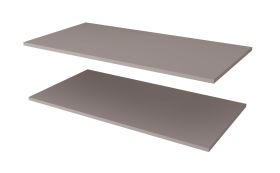Tablette en bois pour penderie / Set de 2 pièces / Couleur : Cachemire / Pour armoires de largeur : 300 cm
