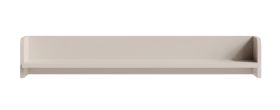Étagère murale / Couleur : Beige avec effet bois / Une tablette / Dimensions : 103,5 x 22 x 17 cm / Étagère murale / Design épuré / Pour le salon