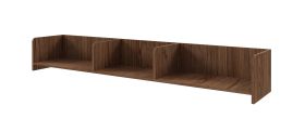 Étagère murale / Couleur : Noyer Alba / 183 x 27 x 27 cm / Design simple / Finition de haute qualité / Pour le salon