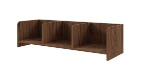 Étagère murale / Couleur : Noyer Alba / 103 x 27 x 27 cm / Design simple / Finition de haute qualité / Pour le salon