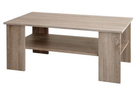 Table basse Kikori 03, couleur : chêne Sonoma - Dimensions : 120 x 60 x 50 cm (L x P x H)