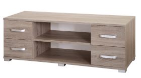 Meuble TV Kikori 01 | Sonoma chêne | 43 x 120 x 43 cm | Design moderne et rangement optimisé