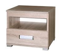 Table de chevet Kikori 10 | Sonoma chêne | 45 x 50 x 40 cm | Design moderne et espace optimisé