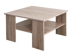 Table basse Kikori 04 | Sonoma chêne | 78 x 78 x 47 cm | Pratique et moderne