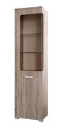 Vitrine Kikori 16 | Chêne Sonoma | 190 x 50 x 40 cm | Design moderne et espace de rangement