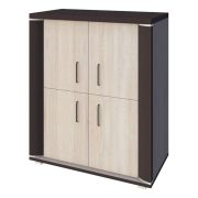 Commode Aitape 44 | Sonoma chêne foncé & clair | 105 x 90 x 40 cm | Design moderne et chaleureux