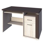 Bureau Aitape 49 | Chêne Sonoma foncé/clair | 76 x 120 x 60 cm | Design moderne et harmonieux