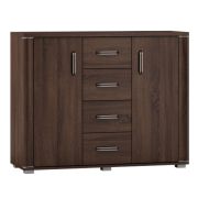 Commode Aitape 17 | Sonoma chêne foncé | 92 x 119 x 40 cm | Design moderne et chaleureux