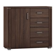 Commode Aitape 16 | Sonoma chêne foncé | 92 x 100 x 40 cm | Design moderne et rangement optimal