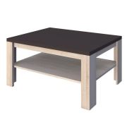 Table basse Aitape 19 | Chêne Sonoma foncé/clair | 120 x 60 x 56 cm | Design moderne