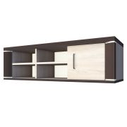 Unité murale Aitape 04, couleur : chêne Sonoma foncé / chêne Sonoma clair - Dimensions : 37 x 135 x 30 cm (H x L x P)