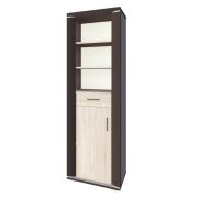 Armoire Aitape 26 | Sonoma chêne foncé / clair | 188 x 60 x 40 cm | Rangement optimal