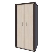 Armoire penderie Aitape 29 | Sonoma chêne foncé & clair | 188 x 90 x 55 cm | Grand espace de rangement