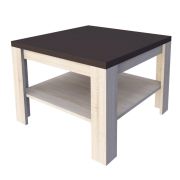 Table basse Aitape 20 | Sonoma chêne foncé & clair | 78 x 78 x 57 cm | Design moderne