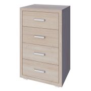 Commode Kerowagi 24 | Sonoma chêne | 90 x 70 x 41 cm | 4 tiroirs spacieux