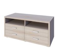 Meuble TV Kerowagi 21 | Sonoma chêne | 60 x 135 x 49 cm | Design moderne et rangement