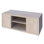 Meuble TV Kerowagi 20 | Chêne Sonoma | 50 x 130 x 49 cm | Style moderne, grand espace de rangement
