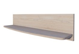 Tablette suspendue / étagère murale Rabaul 31, couleur : chêne Sonoma - Dimensions : 30 x 120 x 27 cm (H x L x P)