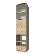 Vitrine Rabaul 29 | Chêne Sonoma | 200 x 49 x 40 cm | Rangement élégant et moderne