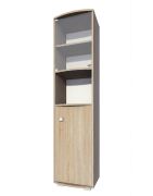 Vitrine Rabaul 34 | Chêne Sonoma | 200 x 49 x 40 cm | Rangement optimisé et design moderne
