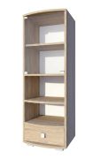 Vitrine Rabaul 12 | Chêne Sonoma | 138 x 49 x 40 cm | Élégante, spacieuse, moderne