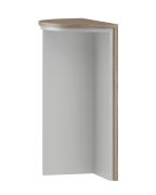 Extension pour bureau Cianjur, couleur : chêne / blanc - Dimensions : 77 x 60 x 45 cm (H x L x P)