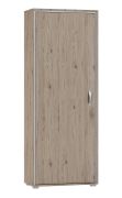 Armoire Cianjur 14 | Chêne et blanc | 209 x 60 x 40 cm | Design moderne et raffiné