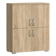 Commode Ciomas 12, couleur : Chêne de Sonoma - Dimensions : 104 x 90 x 40 cm (H x L x P)