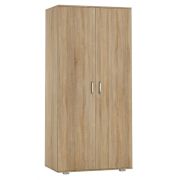 Armoire penderie Ciomas 24 | 2 portes battantes | Sonoma chêne | 190 x 90 x 55 cm