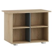 Table basse Ciomas 01 | Sonoma chêne / gris | 78 x 78 x 47 cm | Design moderne et pratique