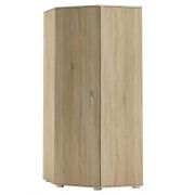 Armoire d’angle avec porte battante Ciomas 07 | Sonoma chêne | 190 x 85 x 85 cm | Grand espace de rangement