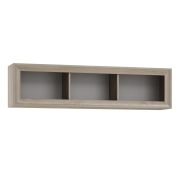 Étagère murale Kundiawa 10 | Sonoma chêne clair | 40 x 160 x 28 cm | Design moderne et chaleureux