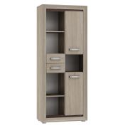Armoire Kundiawa 29 | Sonoma chêne clair & foncé | 200 x 80 x 40 cm | Design moderne