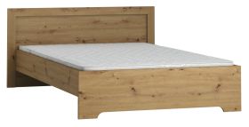 Vanimo 07 lit simple / lit d'appoint, couleur : chêne - Surface de couchage : 120 x 200 cm (l x L)