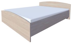 Lit double Rabaul 20 | Sonoma chêne | Surface de couchage 160 x 200 cm | Structure robuste