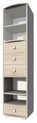 Vitrine Rabaul 29 | Chêne Sonoma | 200 x 49 x 40 cm | Rangement élégant et moderne