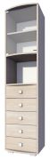Vitrine Rabaul 27 | Chêne Sonoma | 200 x 49 x 40 cm | Design moderne et pratique