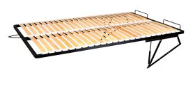 Sommier à lattes relevable pour lit simple / Lit d'appoint - Surface de couchage : 120 x 200 cm (l x L)