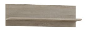 Étagère suspendue / étagère murale Kundiawa 20, couleur : chêne Sonoma clair - Dimensions : 24 x 80 x 23 cm (H x L x P)