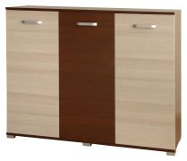 Commode Cikupa 36 | Noyer & Orme | 103 x 130 x 40 cm | Design moderne et espace optimisé