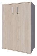 Commode Garut 18, couleur : Chêne de Sonoma - Dimensions : 118 x 80 x 40 cm (H x L x P)