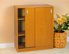 Commode Kebumen 03 | Erle | 100 x 80 x 40 cm | Rangement pratique et design moderne