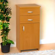Commode Kebumen 08 | Finition érable | 90 x 40 x 40 cm | Design moderne et chaleureux