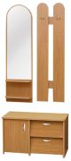 Penderie Paseh 05 | Finition érable | 200 x 80 x 38 cm | Design moderne et fonctionnel