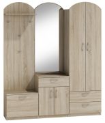 Armoire Paseh 17, couleur : Chêne de Sonoma - Dimensions : 205 x 170 x 40 cm (H x L x P)