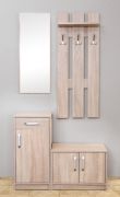 Vestiaire Paseh 24 | Chêne Sonoma | 200 x 100 x 37 cm | Rangement pratique et design moderne